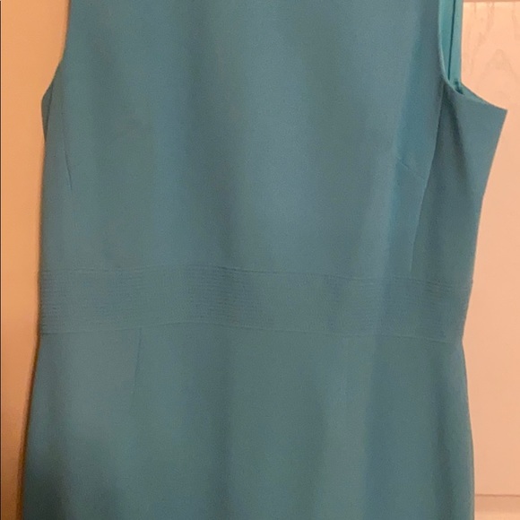Turquoise A-line dress - Picture 2 of 3